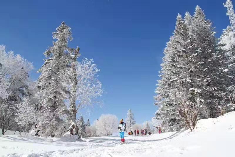 吉林安图老岭雪乡起欢声