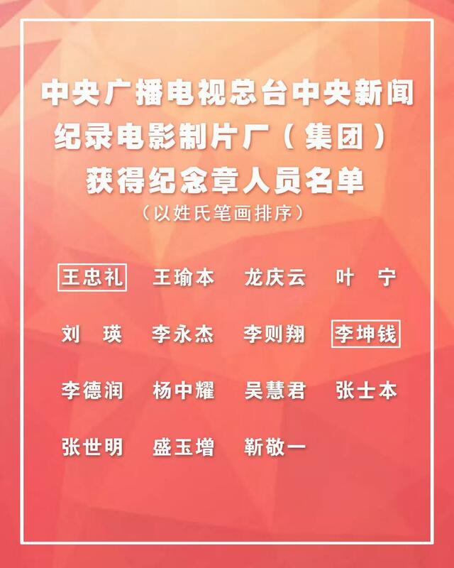 总台43位老同志荣获“中国人民志愿军抗美援朝出国作战70周年”纪念章