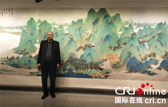 （供稿 文体列表 三吴大地泰州 移动版）赵飞中国画作品展在泰州美术馆开幕