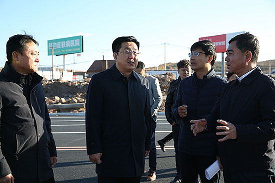 【B】【吉01】延吉市委副书记、市长蔡奎龙调研道路延伸工程