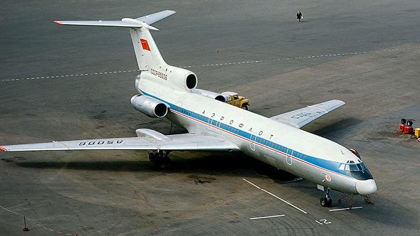 传奇客机图-154在俄罗斯正式退役