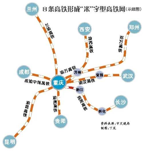 【要闻 摘要】渝湘高铁重庆至黔江段开建