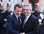 法国总统马克龙会见阿根廷总统费尔南德斯