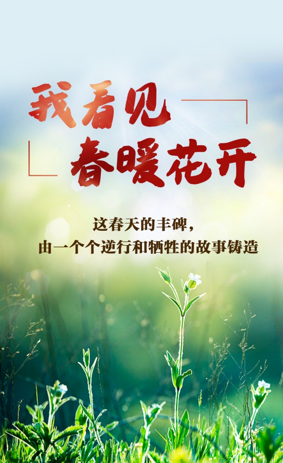 诗我看见春暖花开