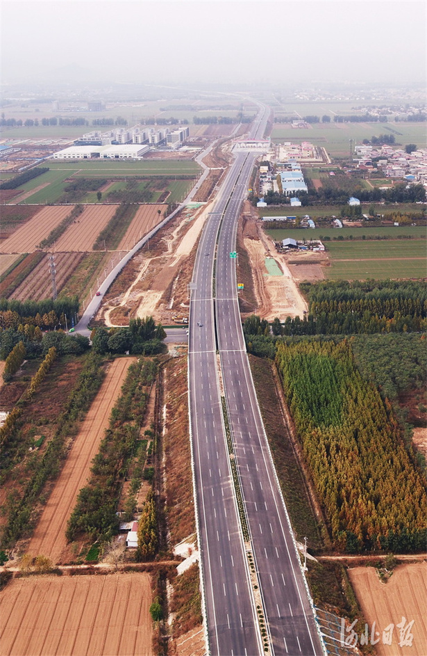 河北石家庄市南绕城高速公路即将开通