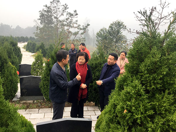 供稿（导航眉山）眉山市调研学习云南省玉溪市殡葬工作