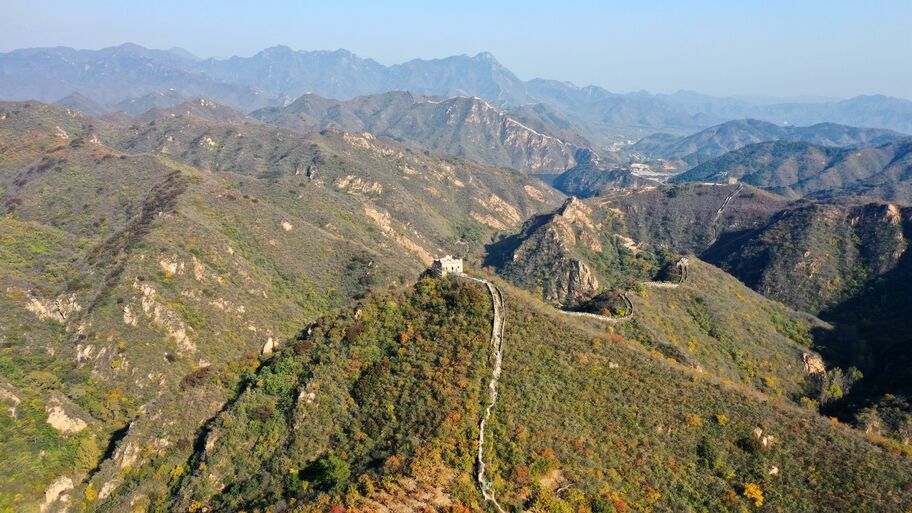 The repair rate of hollow watchtower on the Great Wall in Yanqing has reached 85%