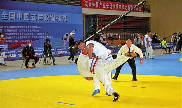 2020年全国中国式摔跤锦标赛在陕西省渭南市举行