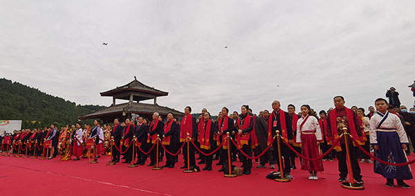 2020年中国(盐亭)嫘祖故里酬蚕节祭祖仪式举行