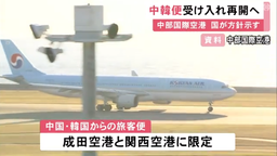 日媒：日本中部国际机场将恢复中韩航班往来