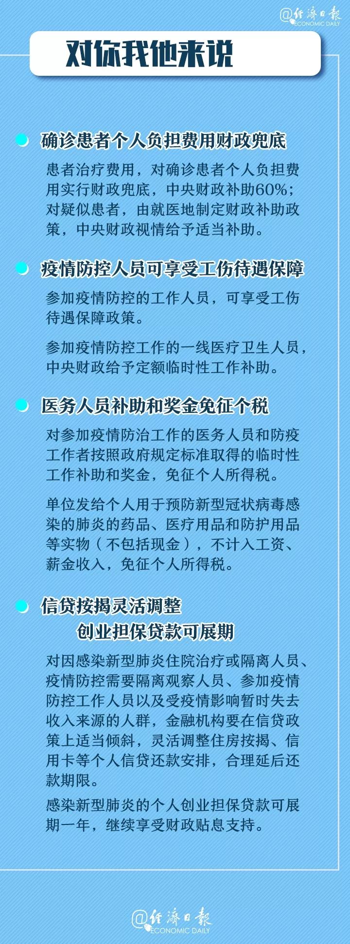 【经济日报】治病兜底、待遇保障、税费减免……一大波硬核措施来