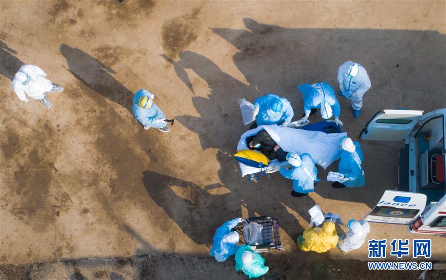 「新华网」武汉火神山医院接收首批新型冠状病毒感染的肺炎确诊患