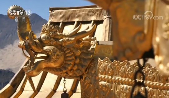 守护布达拉宫千年珍宝 保护金顶群 铜鎏金工艺修缮一新
