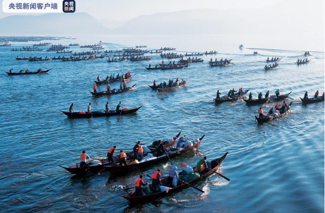 雲南省の星雲湖、漁期解禁を延期へ