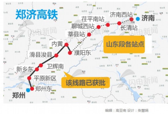 郑济高铁迎来新进展 济南到香港缩至8小时