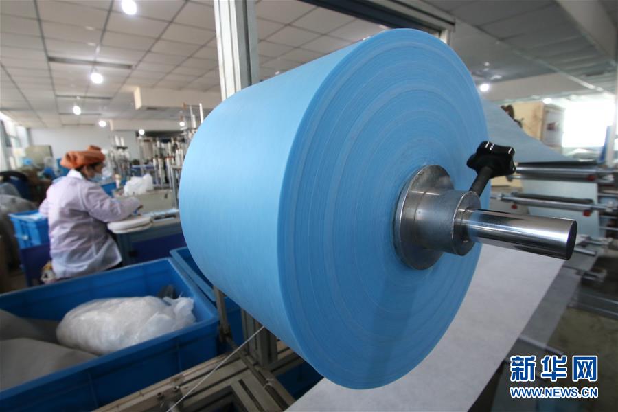 「新华网」河北：加紧生产防疫物资