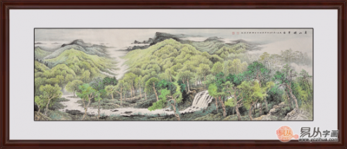 客厅装饰山水画:经典国画打造禅意家居