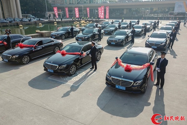 上海高端出行市场又添新选择 50辆大众“奔驰国宾车”上线