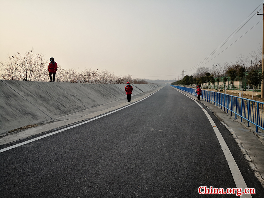 Water diversion project reinforced during outbreak