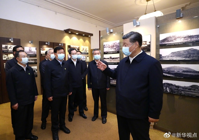 ທ່ານສີ​ຈິ້ນ​ຜິ​ງ​ເດີນທາງ​ໄປ​ສຳ​ຫຼວດກວດກາ​ວຽກ​ງານ​ຢູ່​ແຂວງ​ຈ່ຽງຊູ່