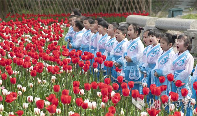 武汉植物园迎来全年最美赏花季