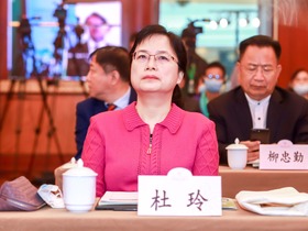 中共深圳市委常委、统战部部长杜玲女士宣布大会开幕
