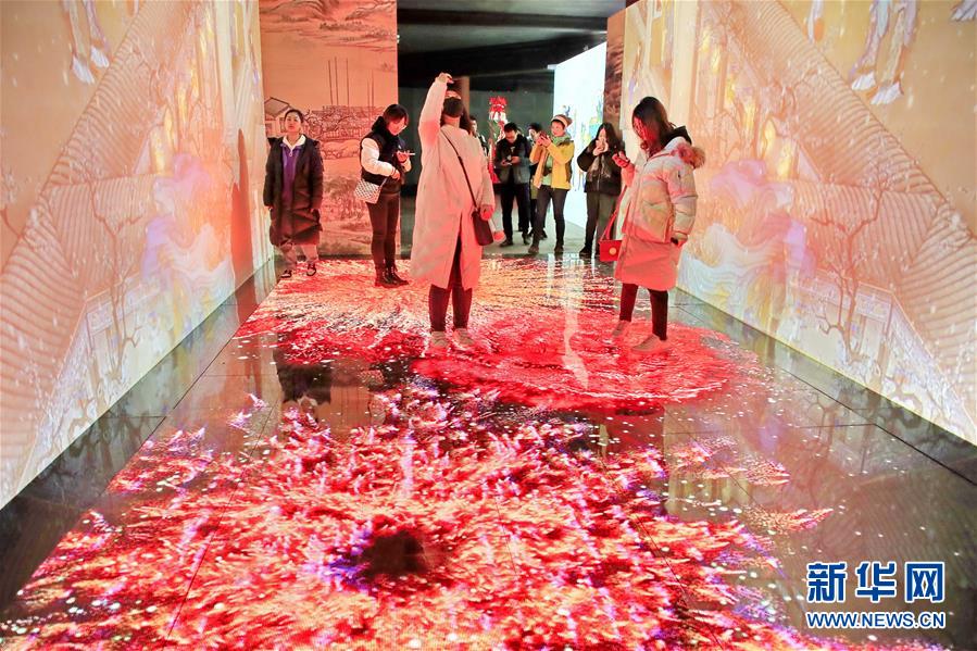 北京故宫:“宫里过大年”数字沉浸体验展开幕 北京故宫:“宫里过大年”数字沉浸体验展开幕