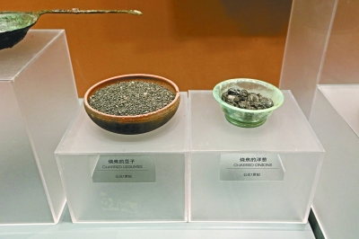 盘龙城遗址博物院展出庞贝古城出土文物