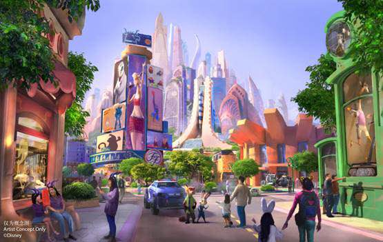 上海迪士尼度假区宣布全新扩建项目 将新增“疯狂动物城”主题园区