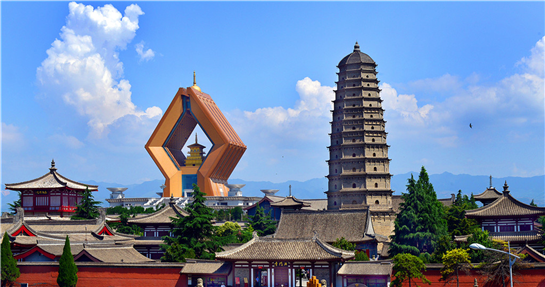   陕西省宝鸡市法门寺旅游景区 供图 宝鸡市文化和旅游局