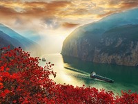 无人机航拍：一江碧水向东流 冬日三峡别样美