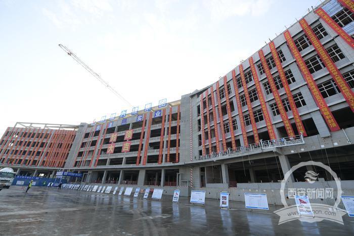 陕西省人民医院西咸院区正式封顶 预计2022年5月投入使用