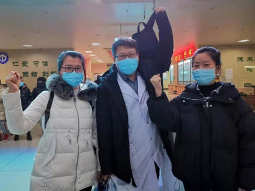 肇源县援助湖北医疗人员准备"出征 供图 肇源县委宣传部