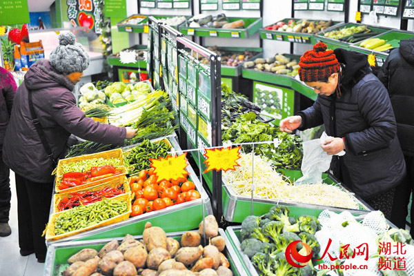 武汉52个销售点可买便宜菜 白菜白萝卜0.5元/斤