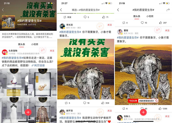 抖音结合环保布匹局野生救援,杨幂宋茜等皓星壹道号召吁维养护垂死野生栽物 抖音结合环保布匹局野生救援,杨幂宋茜等皓星壹道号召吁维养护垂死野生栽物