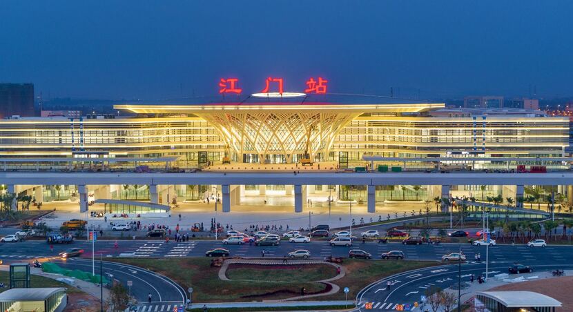 珠西综合交通枢纽江门站将于11月15日开始售票运行