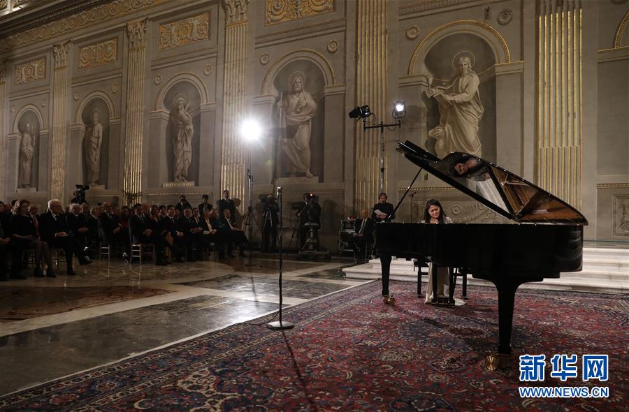 「新华网」意总统府举办特别音乐会声援中国抗击新冠肺炎疫情