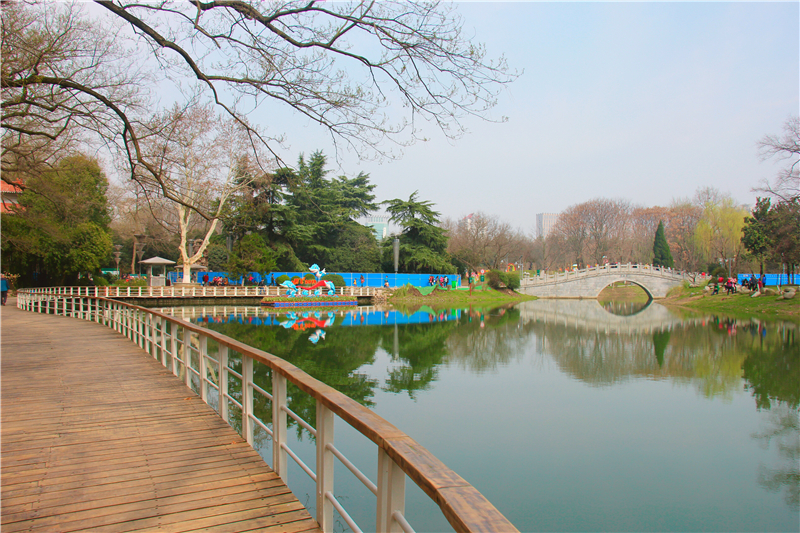 【湖北】【CRI原创】武汉江岸：诗意解放公园路 满园春色关不住