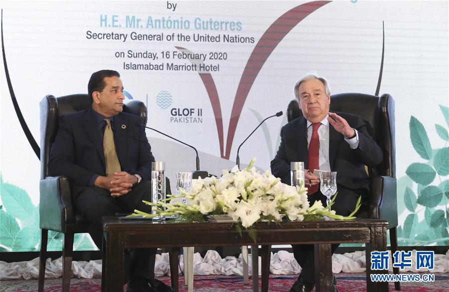 新华网@古特雷斯呼吁世界各国努力应对气候变化