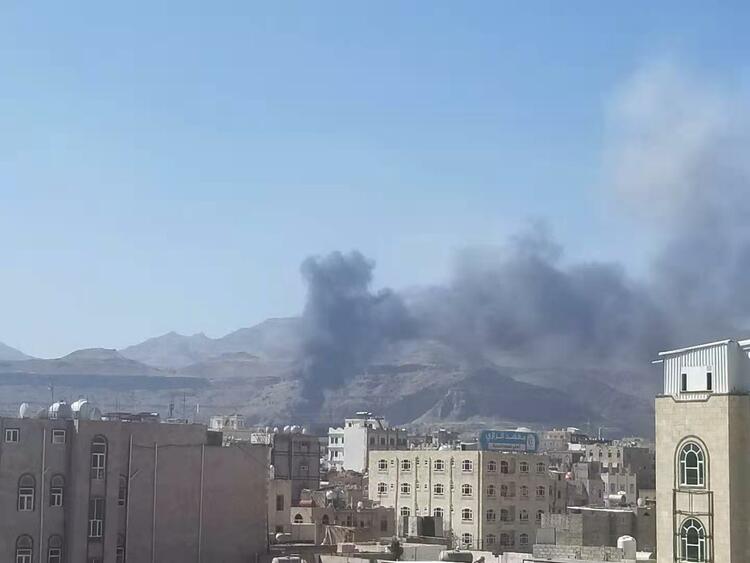 沙特联军针对也门首都萨那展开新一轮空袭