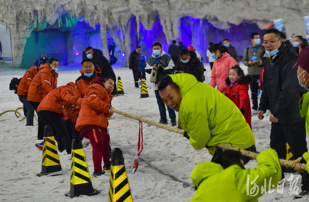 河北石家庄市第二届冰雪运动会开幕