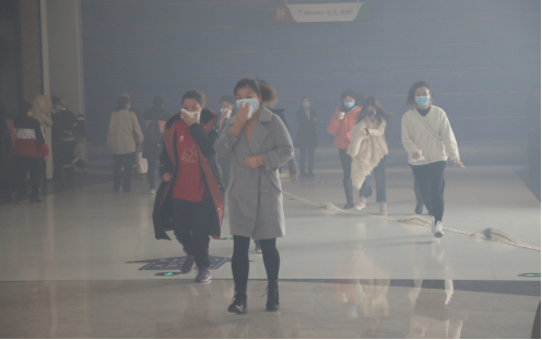 时刻绷紧“安全弦” 浐灞生态区举行消防疏散演练