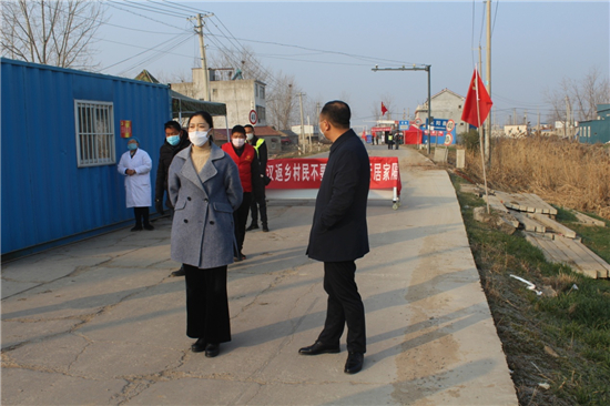 （灌云县龙苴镇政府 供稿 县域经济列表 三吴大地连云港 移动版）【苏心同力战疫情】连云港灌云县龙苴镇党委书记蒋桂美：疫情当前筑起五道安全防线