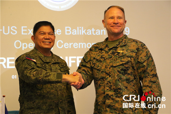 2019美菲 肩并肩 联合军演在马尼拉开幕 - 国际
