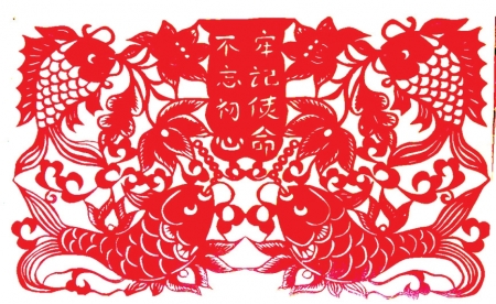 近六百幅剪纸作品助力防疫宣传