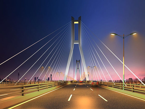 成都金堂韩滩双岛大桥钢箱梁成功合龙 预计2021年5月建成通车