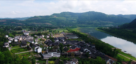 古镇全貌 供图 平昌县融媒体中心