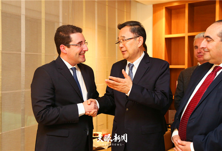 (要闻、客户端贵州频道带图列表、移动版)孙志刚率中共代表团访问突尼斯 分别会见突总理沙赫德及呼声运动、复兴运动、祝福突尼斯党领导人