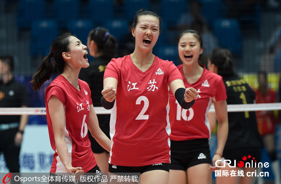 全运江苏女排3-1北京 时隔38年进决赛与上海争冠