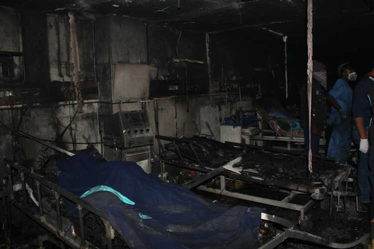 印度古吉拉特一新冠肺炎定点医院起火 5名患者遇难